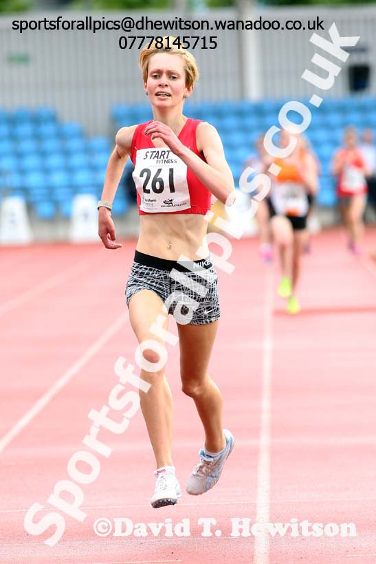 Senior womens 5000 metres, Northern Championships, Sport City, Manchester. Photo: David T. Hewitson/Sports for All Pics